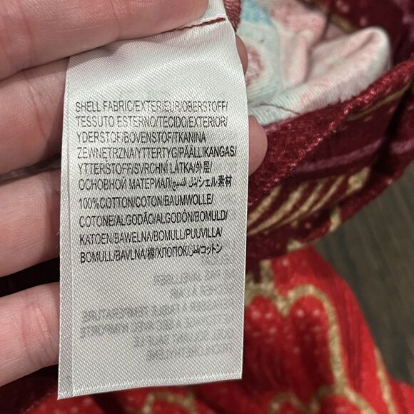 Farm Rio Solar Chita Green Pants Women’s Large Multicolor Tropical Floral Bright - Picture 7 of 10